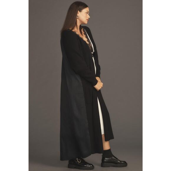 Anthropologie Long Twofer Cardigan Sweater L NWT - Picture 4 of 12